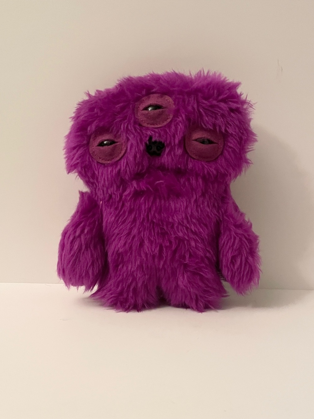 Fuggler Fart Face Alien Purple Ugly Monster 3 Eyes Plush Fart Sounds